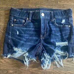 American Eagle Outfitters Blue Cut-Off Jean Shorts 2 pair